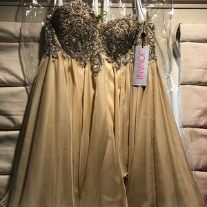 Jovani strapless dress